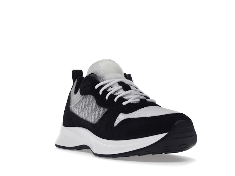 Baskets Dior B25 Oblique Runner en daim noir