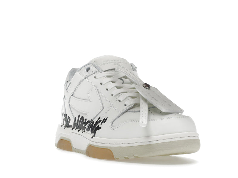 OFF-WHITE Out Of Office OOO Baskets basses pour la marche Blanc Noir 