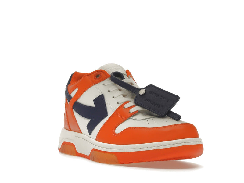 OFF-WHITE Out Of Office OOO Baskets basses Blanc Orange Bleu 