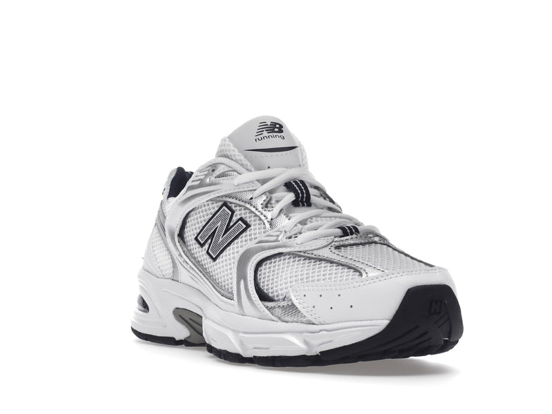 New Balance 530 Blanc Argent Bleu Marine