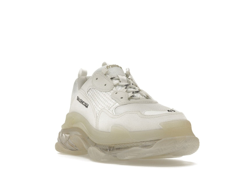 Balenciaga Triple S à semelle transparente blanche