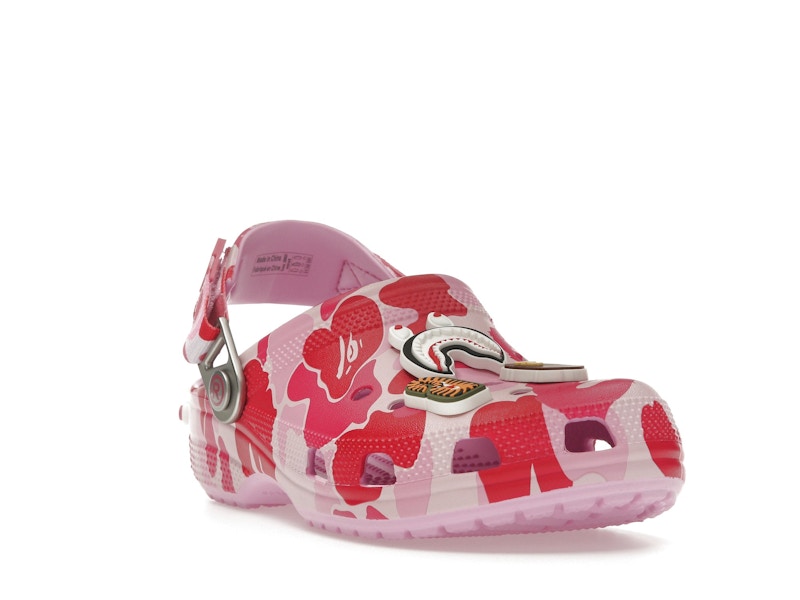 Crocs Classic Clog A Bathing Ape ABC Camo Rose