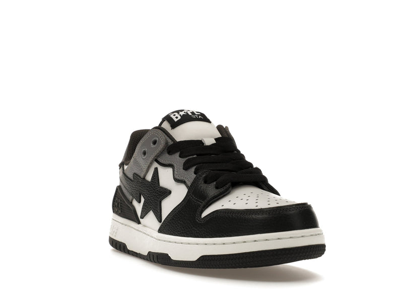 A Bathing Ape Sk8 Sta #5 Schwarz Weiß Grau