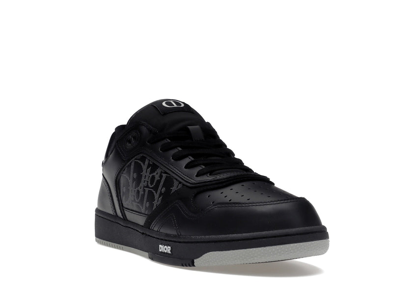 Dior B27 Low Noir Dior Oblique Galaxy Cuir Gris