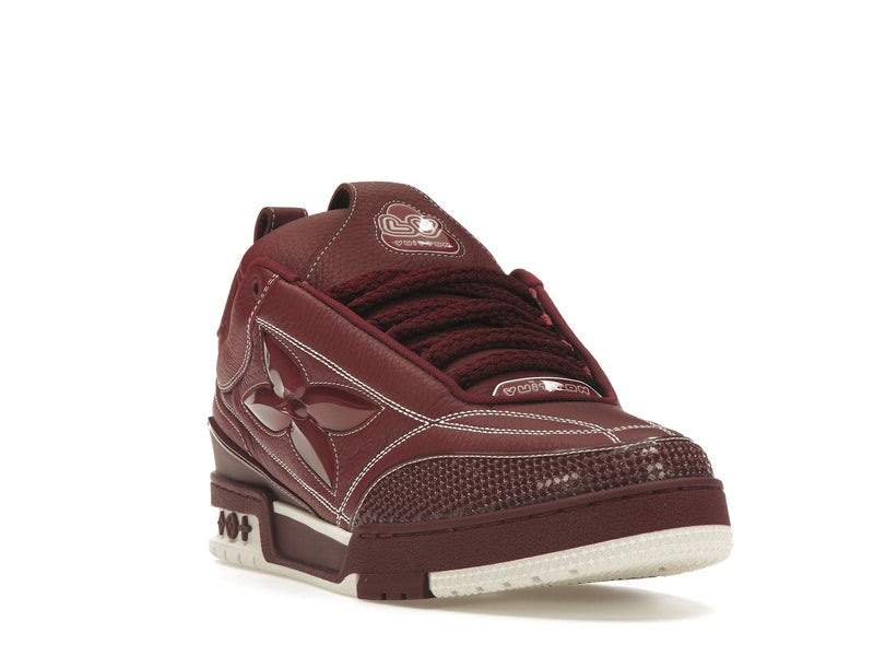Baskets de skate Louis Vuitton LV Bordeaux Rouge