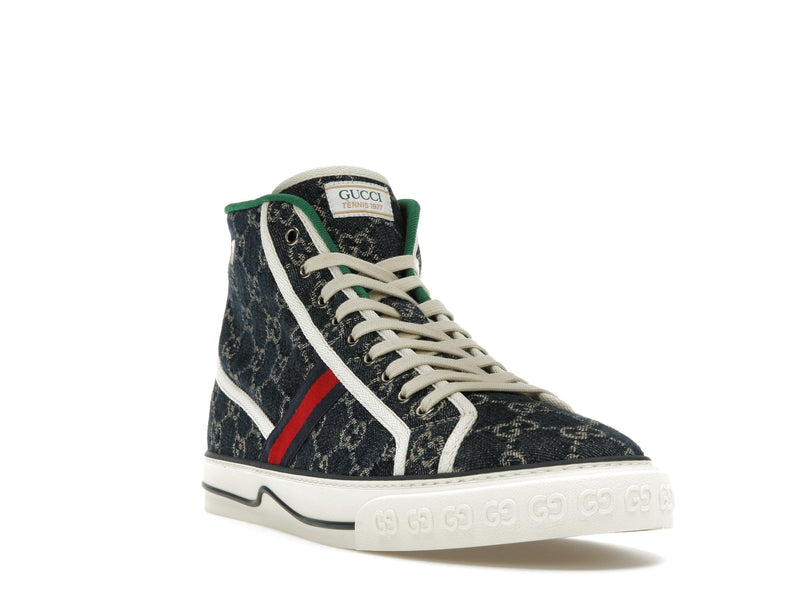 Baskets montantes Gucci Tennis 1977 bleues