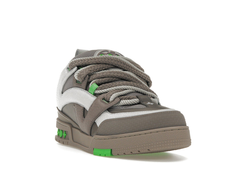 Baskets de skate Louis Vuitton LV Gris Vert