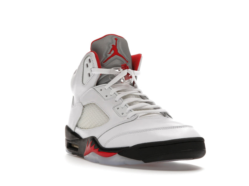 Jordan 5 Retro Fire Red Languette Argentée (2020)
