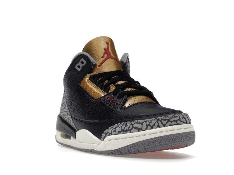 Jordan 3 Retro Noir Ciment Or