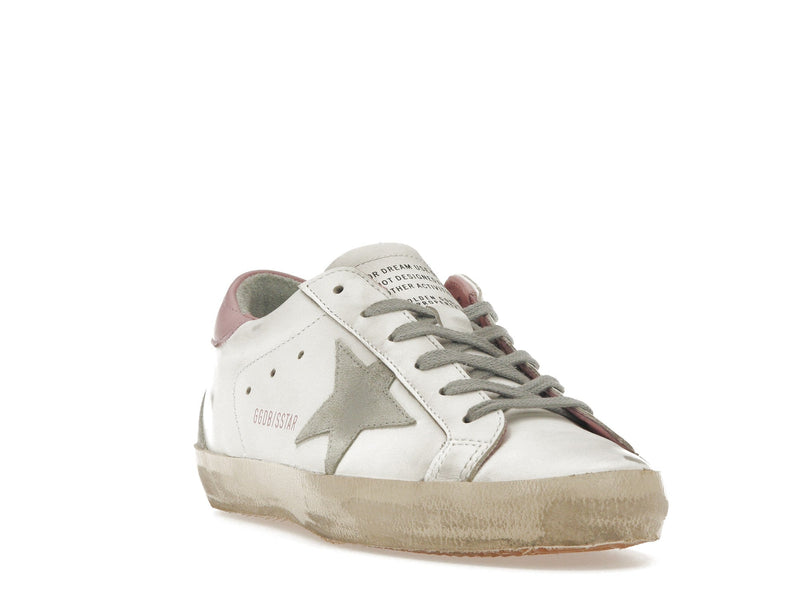Golden Goose Super-Star Blanc Rose Clair (Femme) 