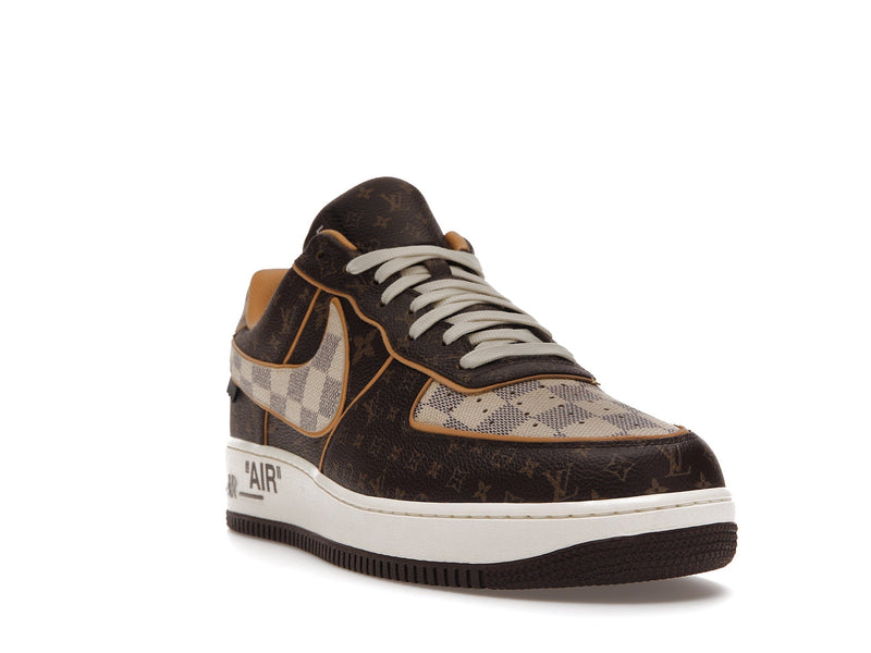 Nike Air Force 1 Low Louis Vuitton Monogram Marron Damier Azur