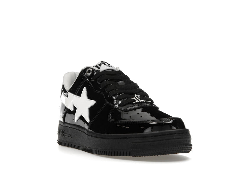 A Bathing Ape Bape Sta #2 Schwarzes Patent 