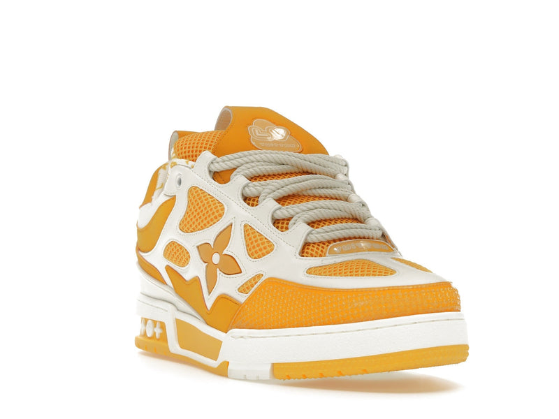 Baskets de skate Louis Vuitton LV Jaune Blanc