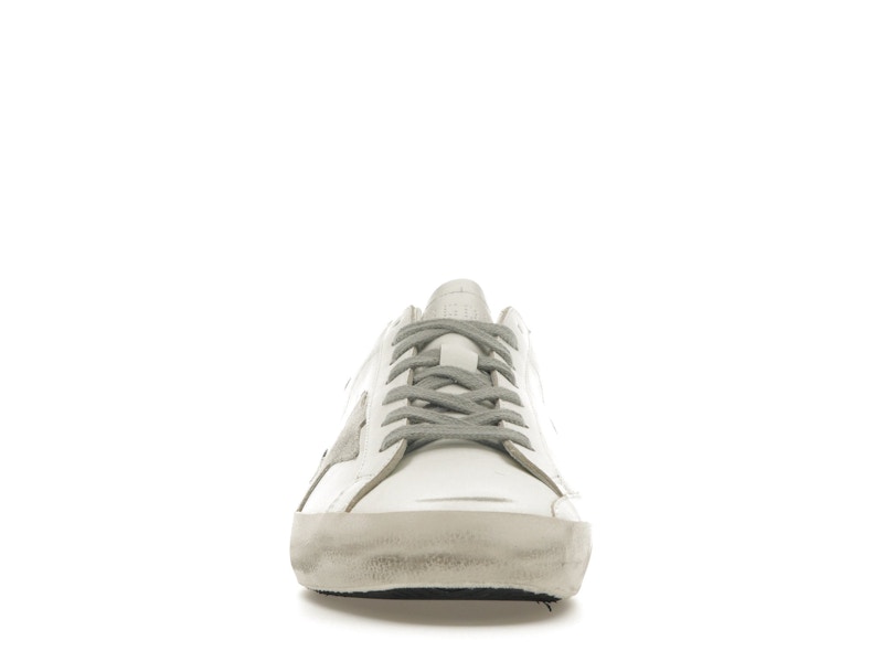 Golden Goose Super-Star Blanc Argent 