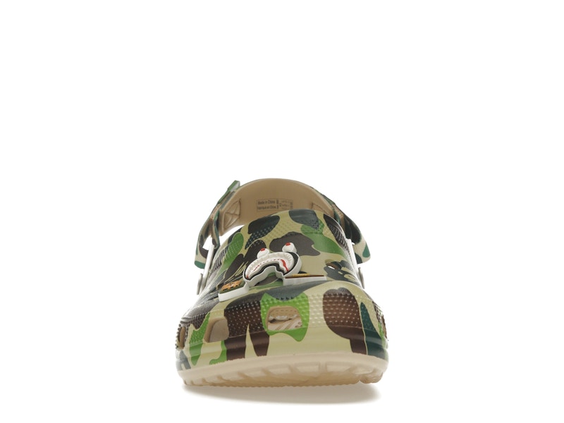Crocs Classic Clog A Bathing Ape ABC Camo Vert