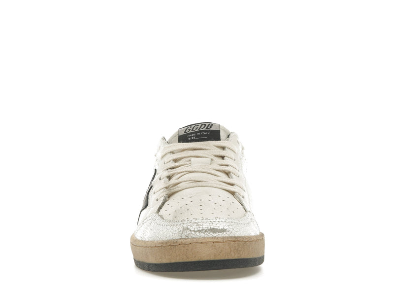 Golden Goose Ball-Star Low Blanc Nappa Noir Star 