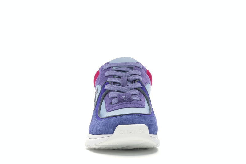 Baskets basses Chanel CC Bleu Ivoire