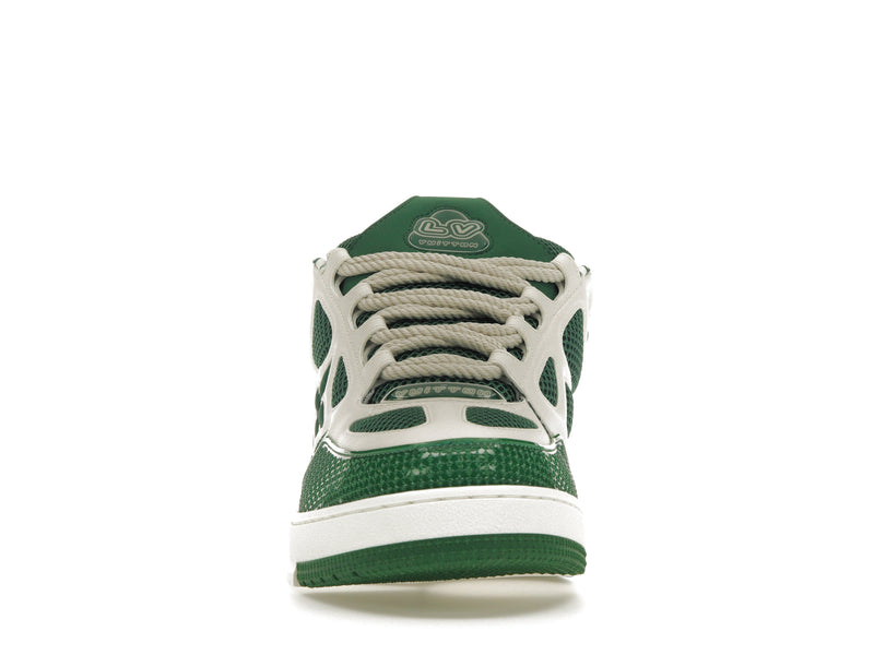 Baskets de skate Louis Vuitton LV Vert Blanc