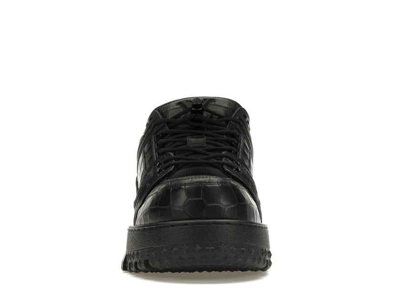 Baskets Louis Vuitton LV Trainer Maxi noires