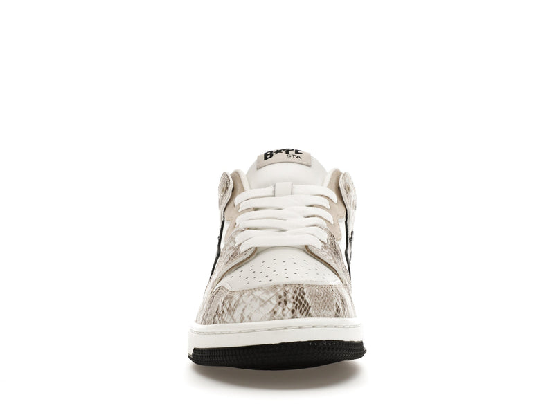 A Bathing Ape Sk8 Sta #1 Beige Schlangenhaut 