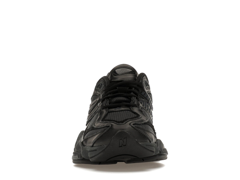 New Balance 9060 Triple Black Cuir