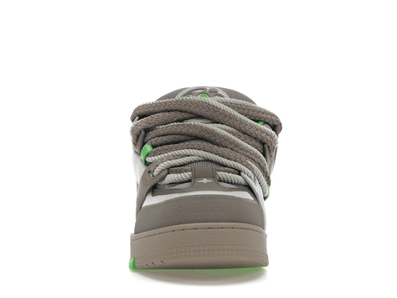 Baskets de skate Louis Vuitton LV Gris Vert