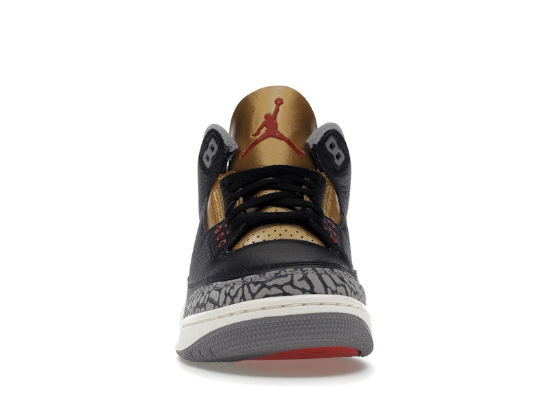 Jordan 3 Retro Noir Ciment Or