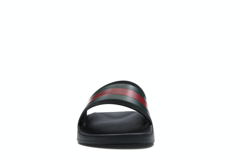 Claquettes en caoutchouc Gucci Rouge Vert