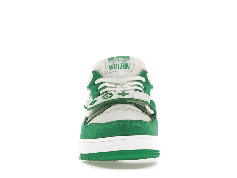 Louis Vuitton Trainer Green Monogram Denim