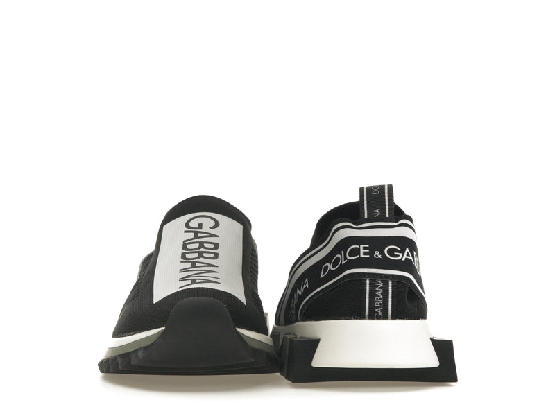 Dolce &amp; Gabbana Sorrento Logo Slip On Noir Gris Blanc