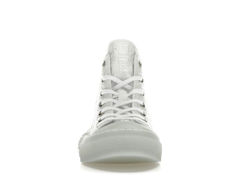 Dior B23 High Top Blanc Oblique en relief