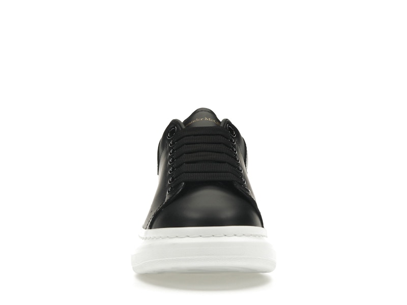 Alexander McQueen Oversized Schwarz Weiße Sohle