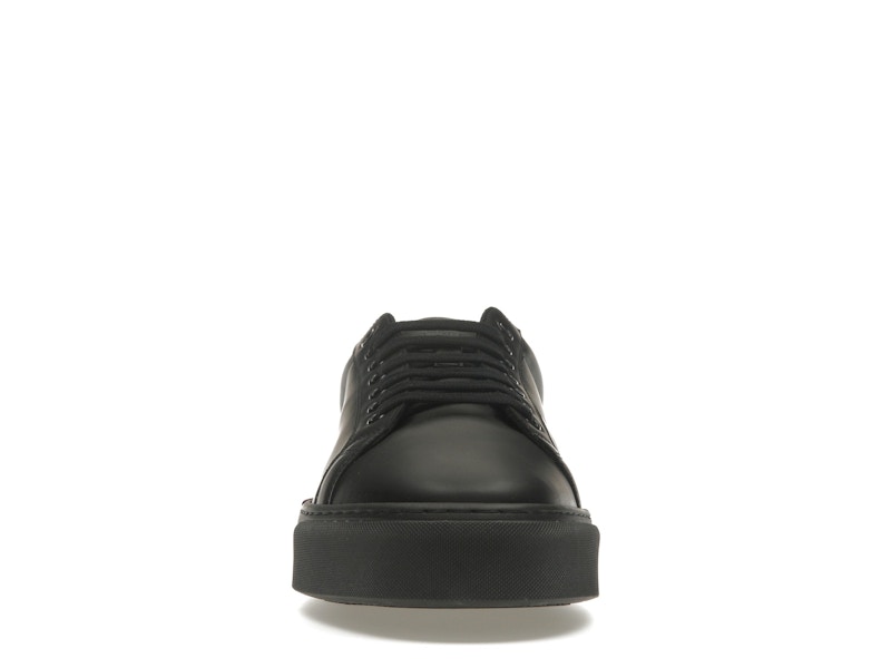 Burberry Icon Stripe Black Leather