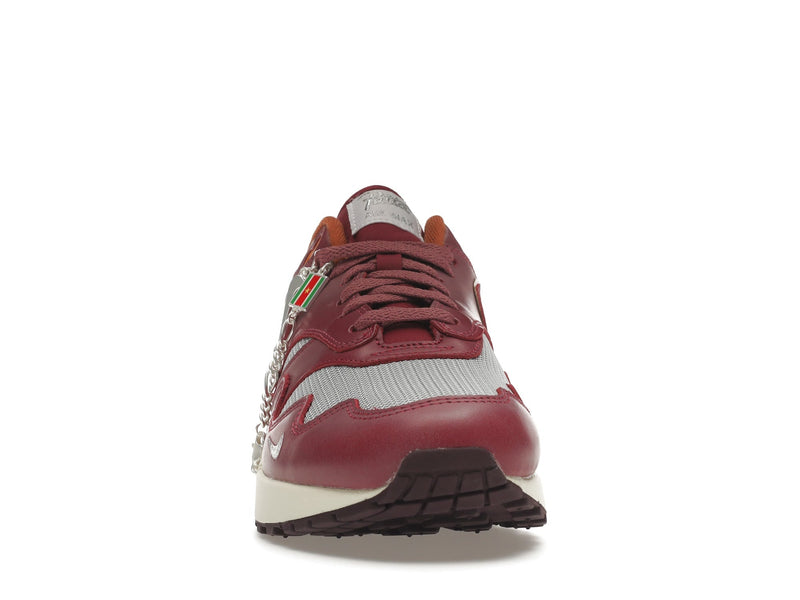 Nike Air Max 1 Patta Waves Rush Maroon (avec bracelet)