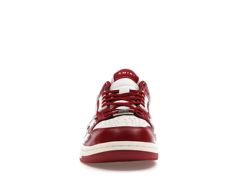 AMIRI Skel Top Low Rouge Blanc 