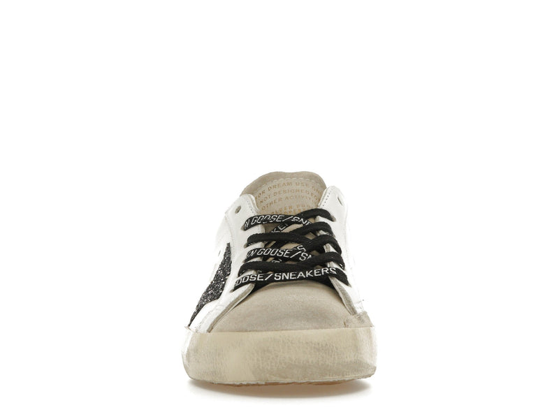 Golden Goose Super-Star Blanc Argent Or Paillettes (Femme) 