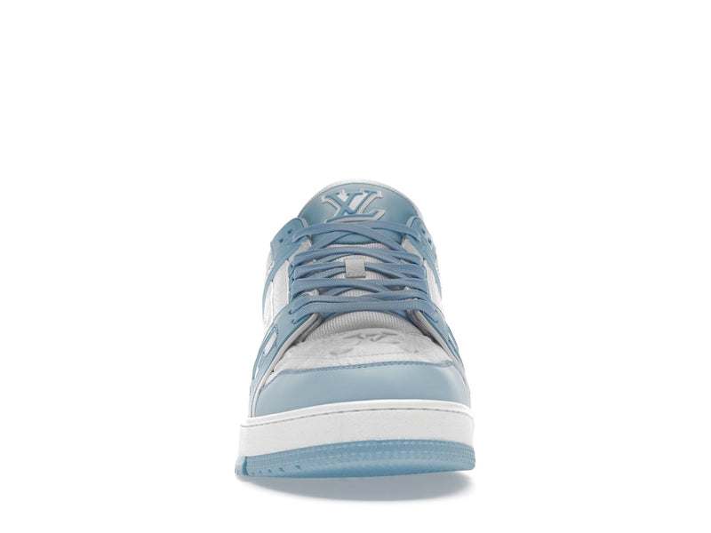 Louis Vuitton Trainer Low Blanc Bleu Ciel
