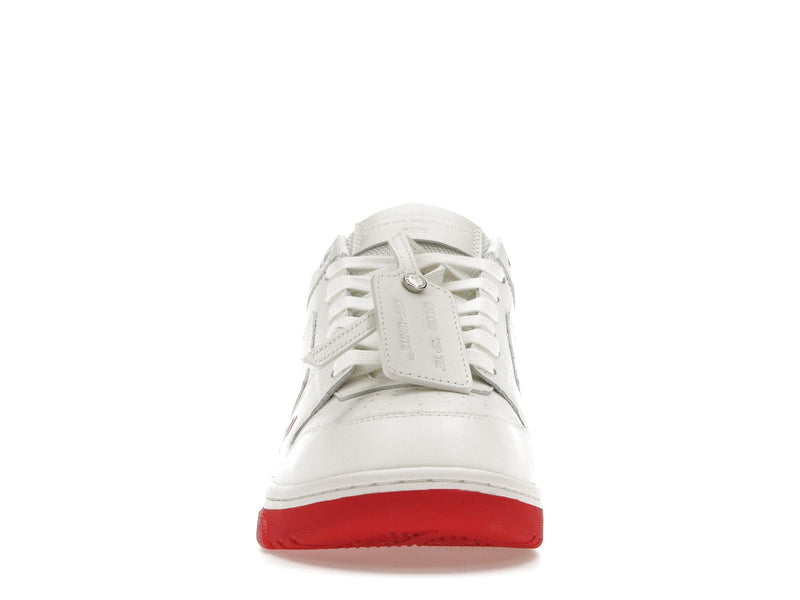 OFF-WHITE Out Of Office OOO Baskets basses Blanc Rouge 