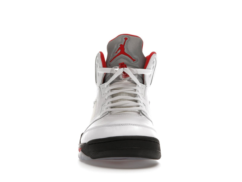 Jordan 5 Retro Fire Red Languette Argentée (2020)