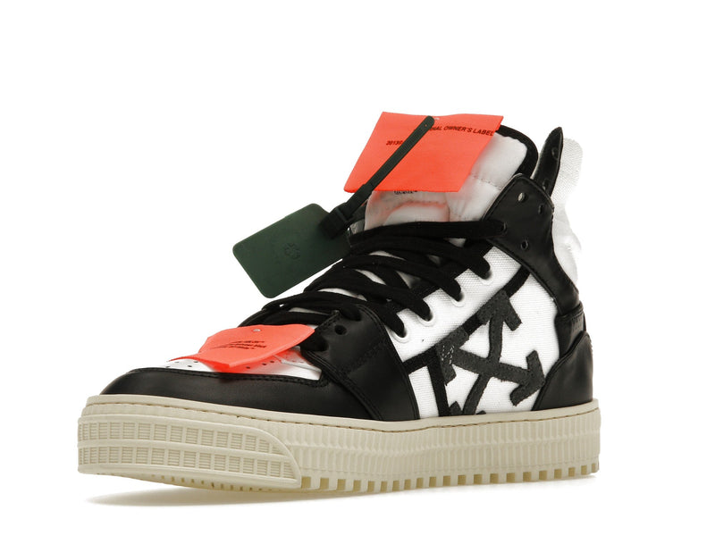 OFF-WHITE Off Court 3.0 Cuir Toile Noir Blanc 