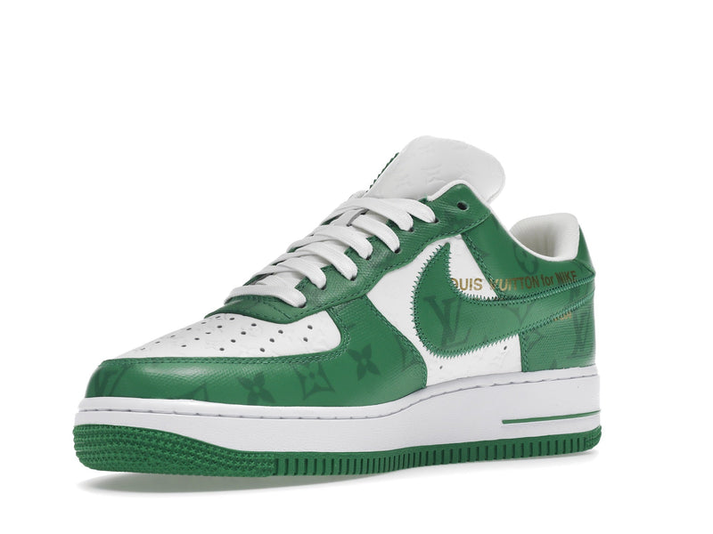 Louis Vuitton Nike Air Force 1 Low par Virgil Abloh Blanc Vert