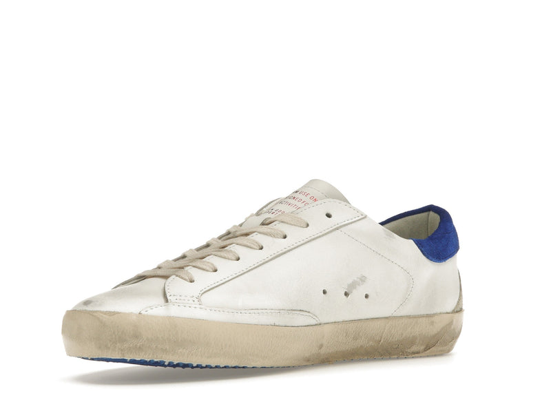 Golden Goose Super-Star Blanc Serpent Bleu