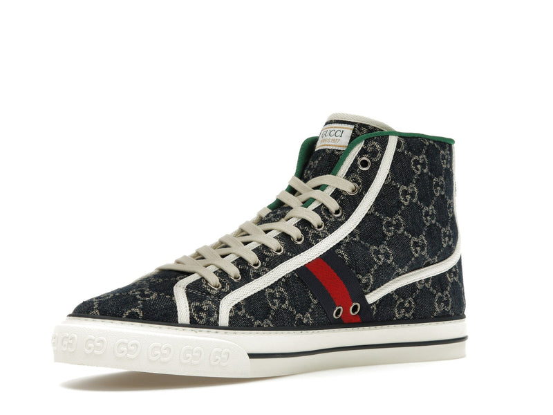 Baskets montantes Gucci Tennis 1977 bleues