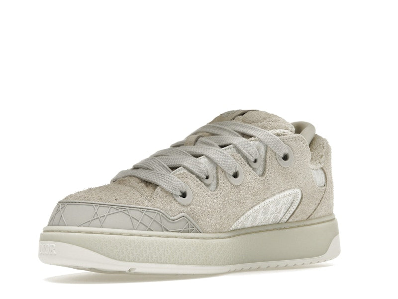 Dior B9S Skater ERL Daim Crème avec Jacquard Dior Oblique Blanc et Crème