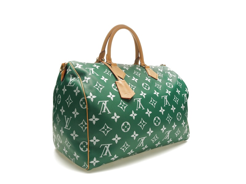 Louis Vuitton Speedy P9 Bandoulière 50 Monogramm Leder Grün