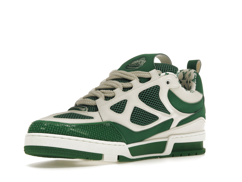 Baskets de skate Louis Vuitton LV Vert Blanc