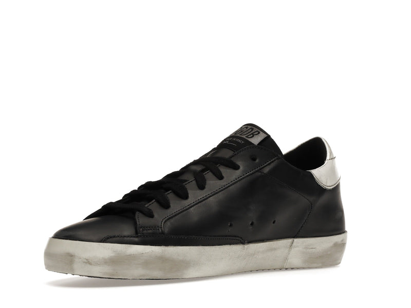 Golden Goose Super-Star Cuir Noir Blanc 