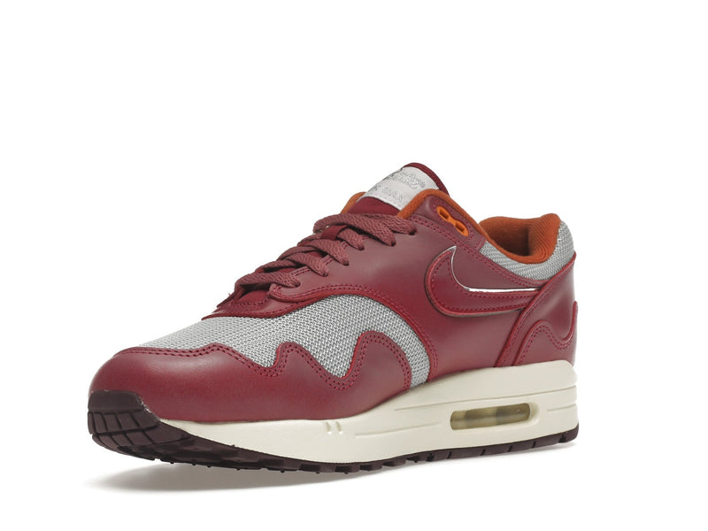Nike Air Max 1 Patta Waves Rush Maroon (avec bracelet)