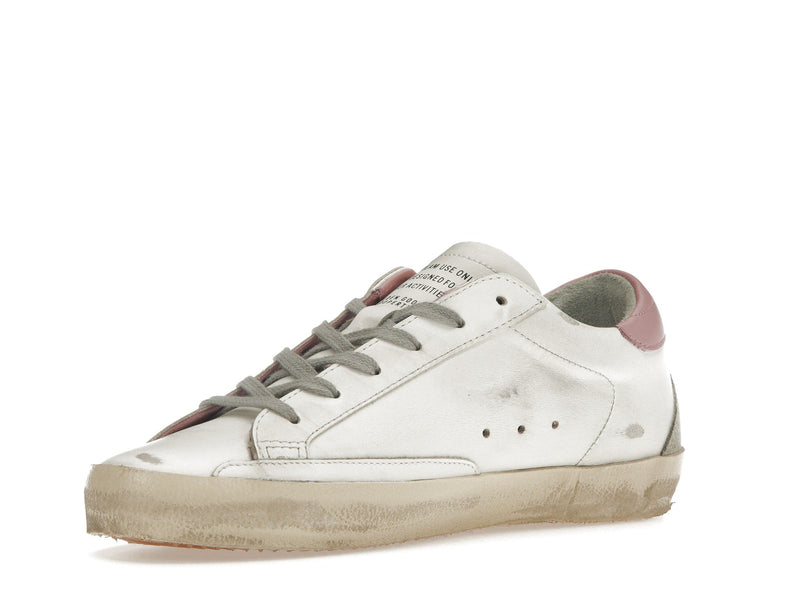 Golden Goose Super-Star Blanc Rose Clair (Femme) 