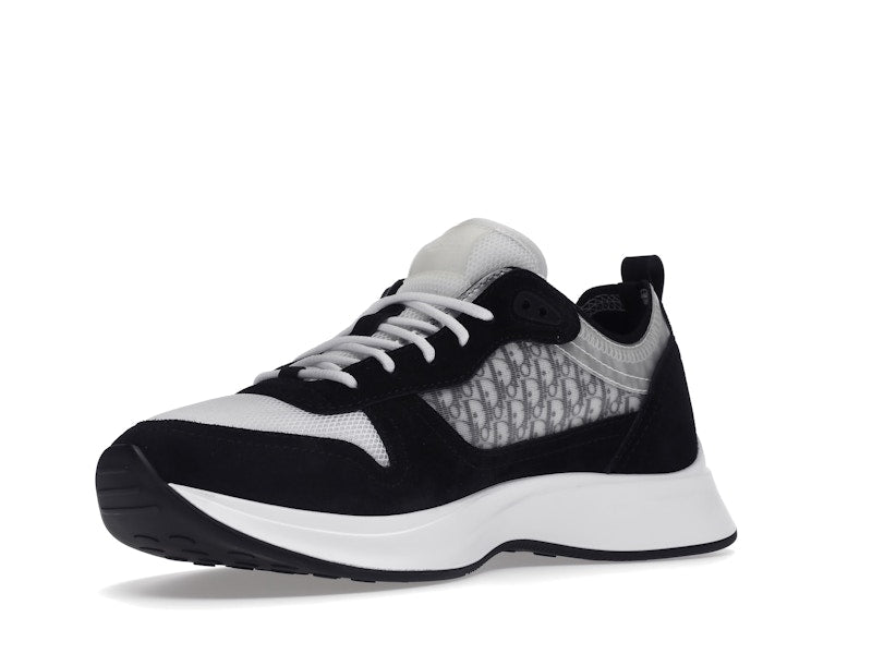 Baskets Dior B25 Oblique Runner en daim noir